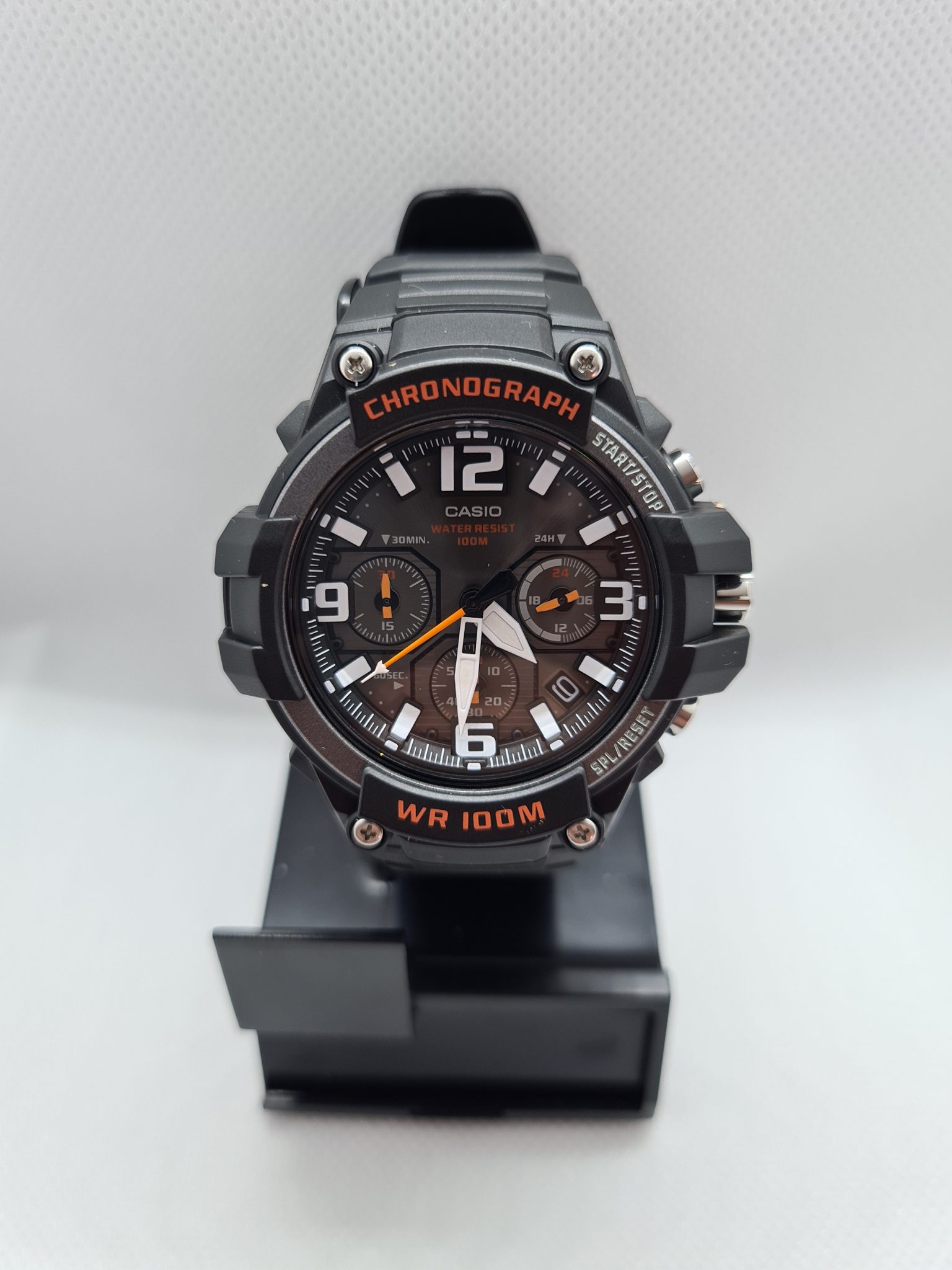 Orologio CASIO WS-1400H-1AVCF Silicone Nero Chrono Alarm Dual Time Sub